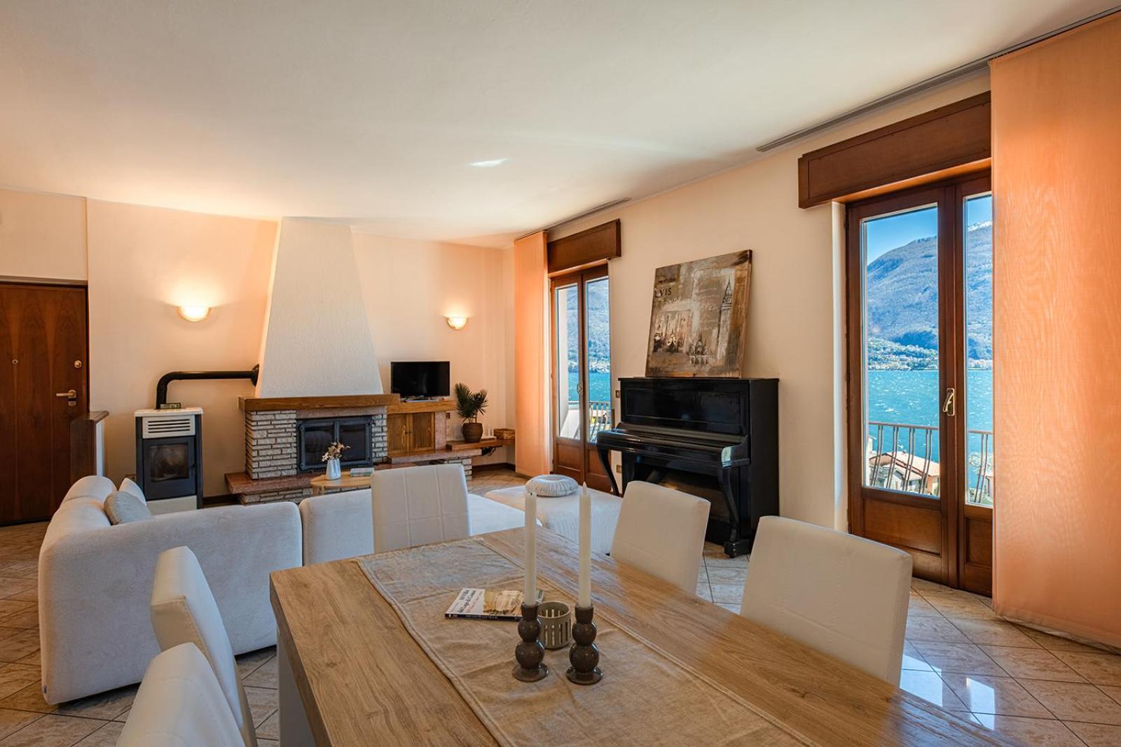 Appartamento Bellavista - Lake Como View - Near The Beach Cremia Exterior photo